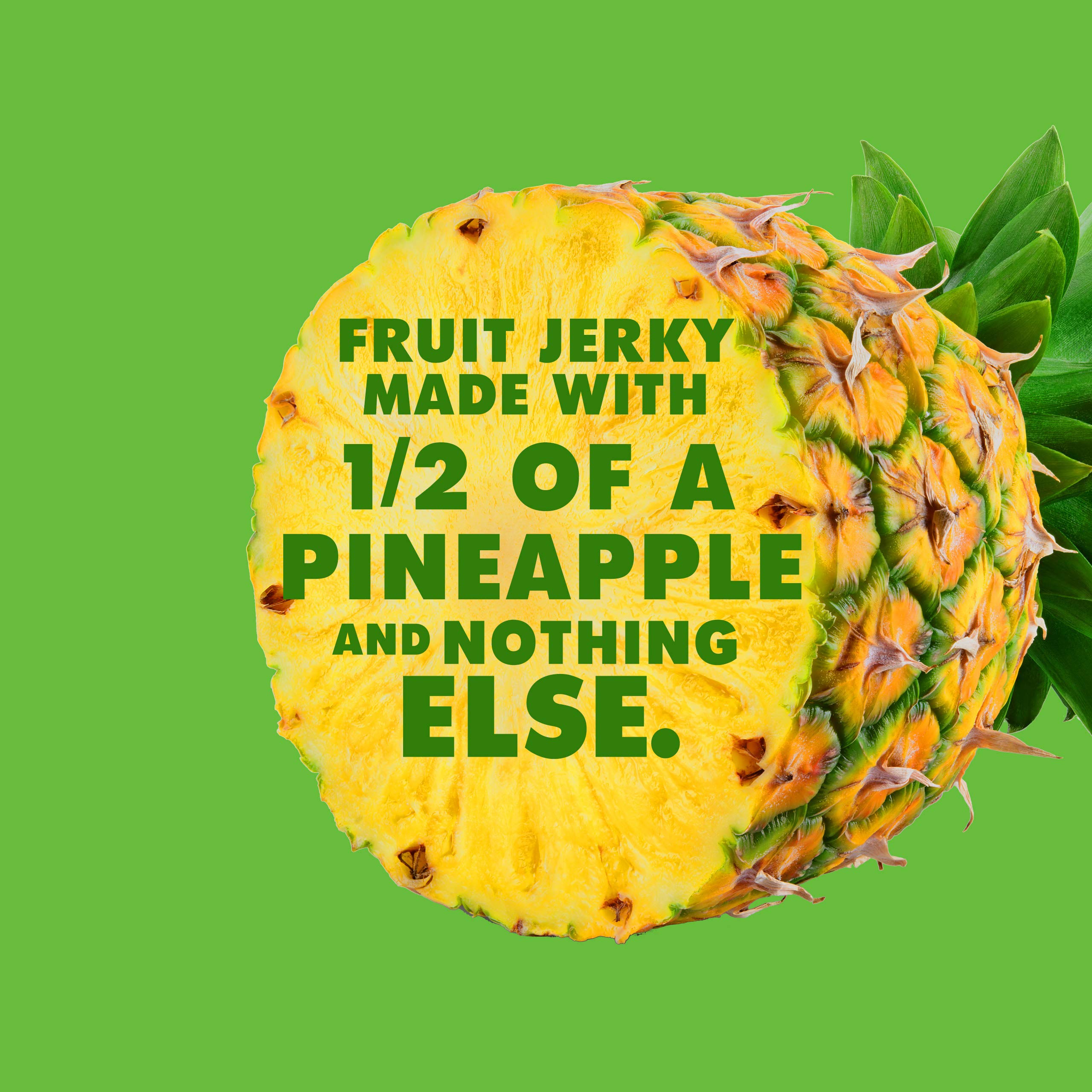SOLELY Organic Pineapple Fruit Jerky, 12 Strips | One Ingredient | Vegan | Non-GMO | Gluten-Free | No Sugar Added (7743805554926)